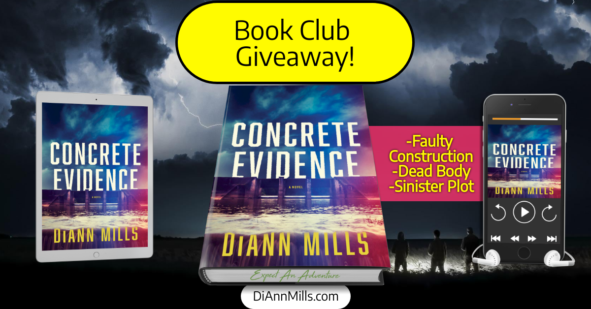 Featured image for “Book Club Giveaway Celebrating Release of CONCRETE EVIDENCE”