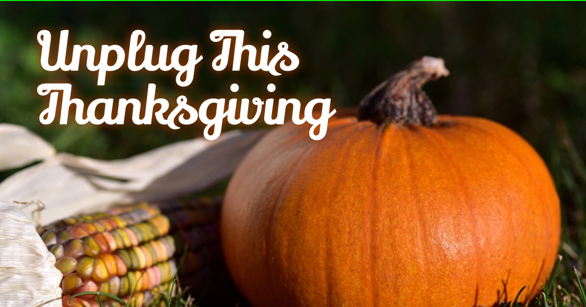 Featured image for “Unplug This Thanksgiving”