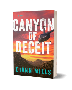 3d paperback image of DiAnn Mill's book Canyon of Deceit