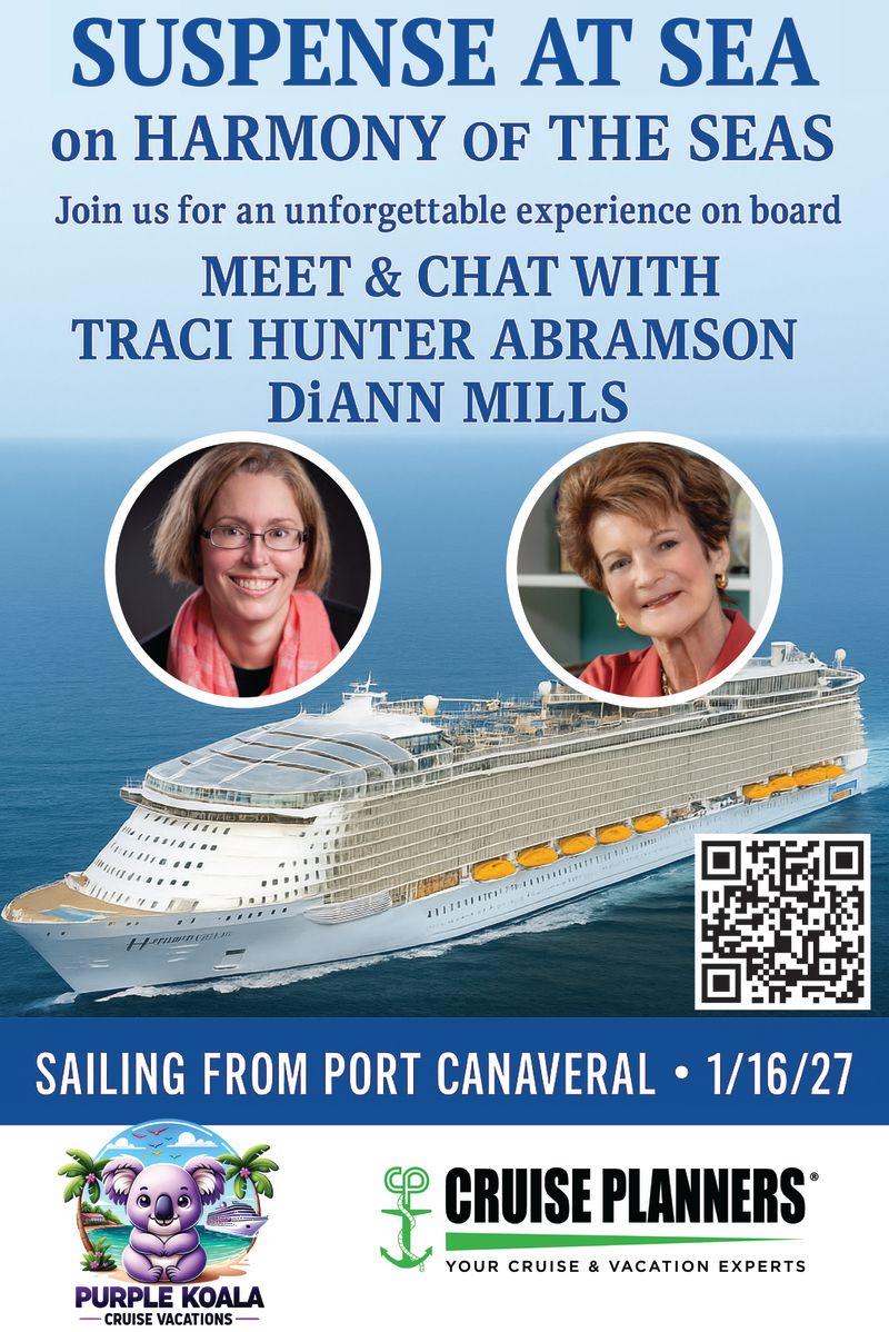 Featured image for “Suspense at Sea: A Valentine’s Invitation to Sail with DiAnn Mills and Traci Abramson”